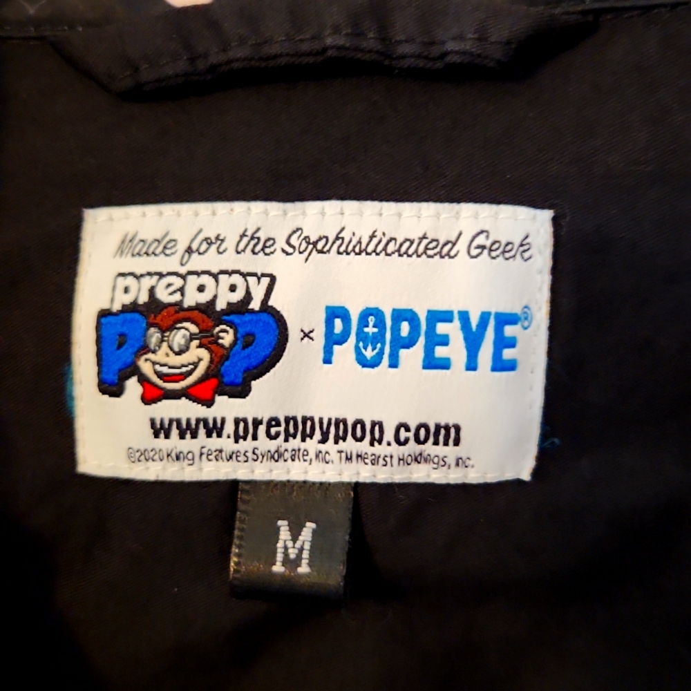 Popeye limited edition black buttonup shirt - Picture 3 of 11